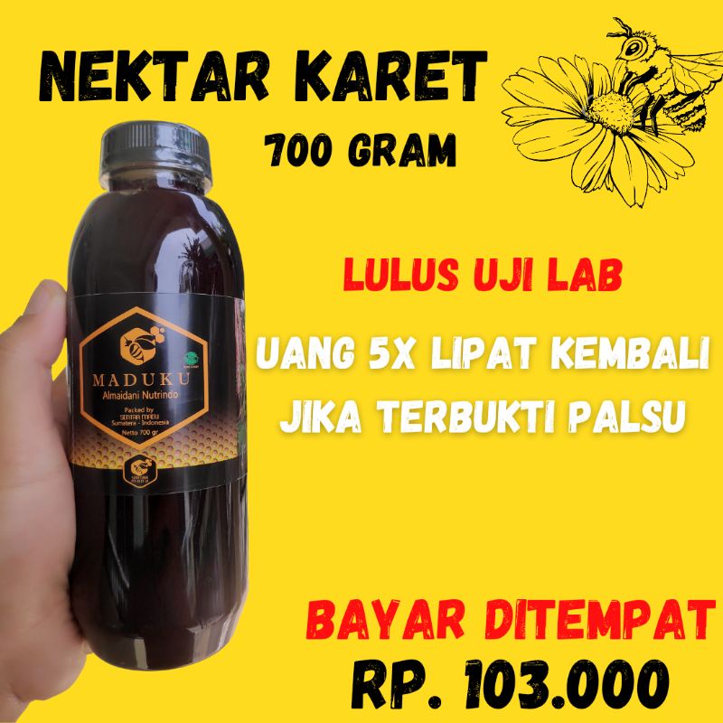 

MADU NEKTAR KARET - 700 GRAM