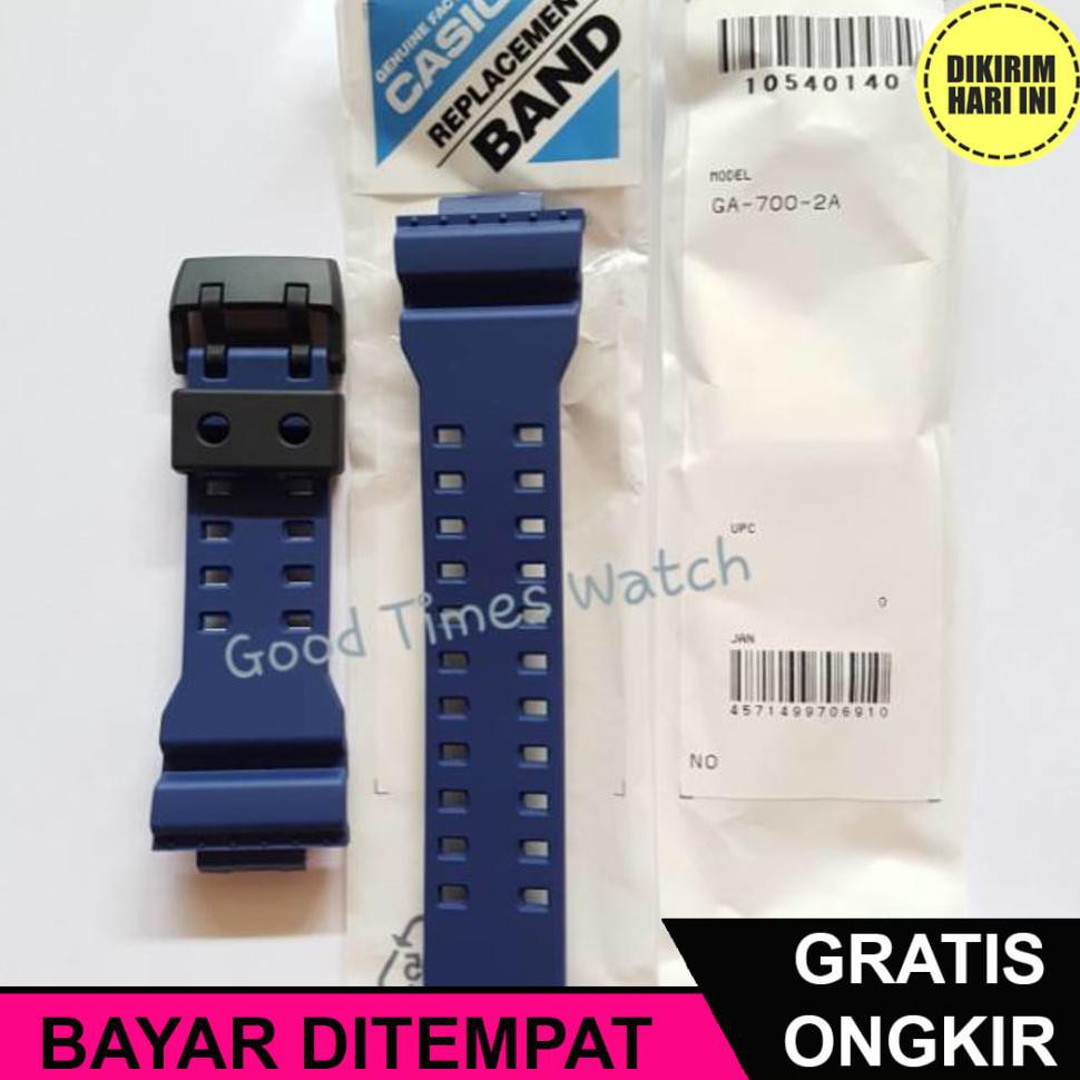 (BAYAR DITEMPAT) OE5435 STRAP G-SHOCK GA-700-2A / GA-700 CASIO ORIGINAL