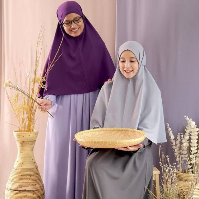 Khimar Di Rumah Aja. Khimar Homey. ( Hanya Jilbab ) By Hijab Alila