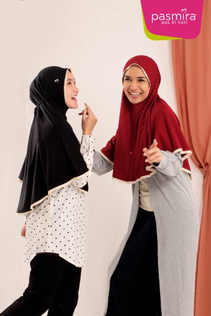 hijab instan naila bahan rayon  pasmira