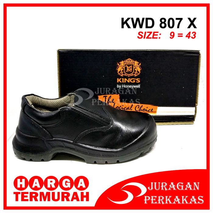 KING'S KWD 807 X Size 9 Sepatu Kerja Safety ASLI KINGS