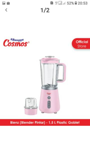 COSMOS SMART BLENDER BLENZ 1.5 LITER CB 801 / CB801