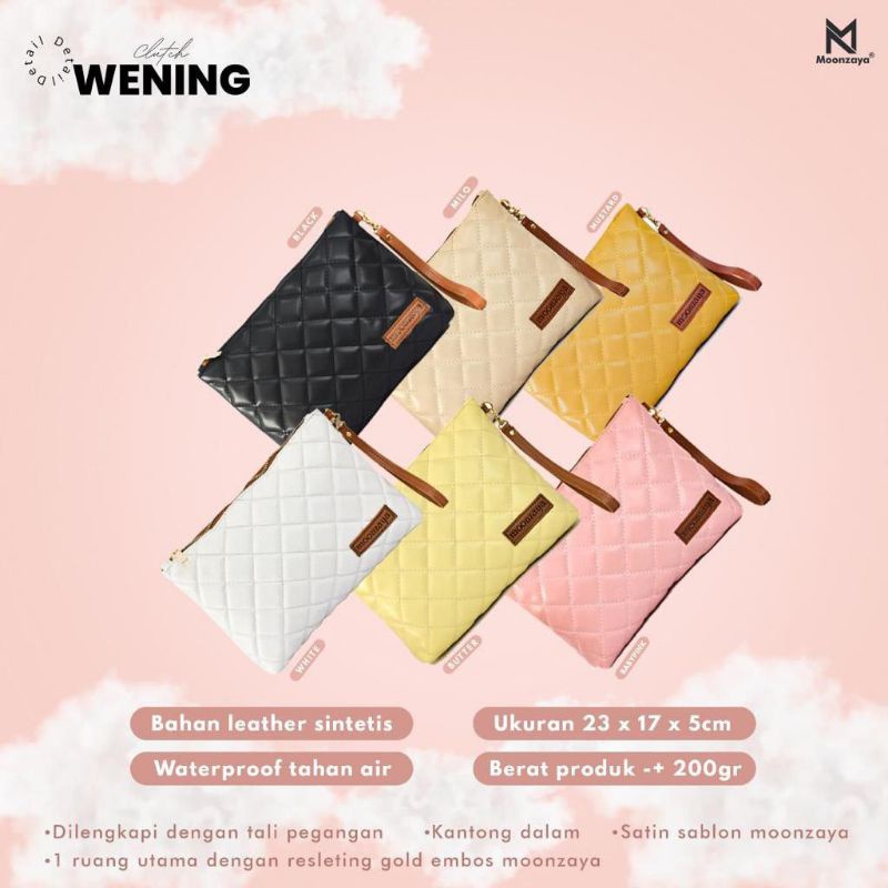 Tas Dompet Wanita Simple dan Murah Wening Moonzaya