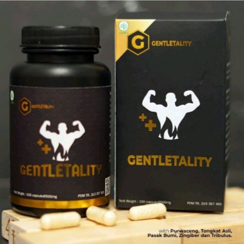 Gentletality Asli Suplemen Stamina & Ukuran Pria Herbal Original