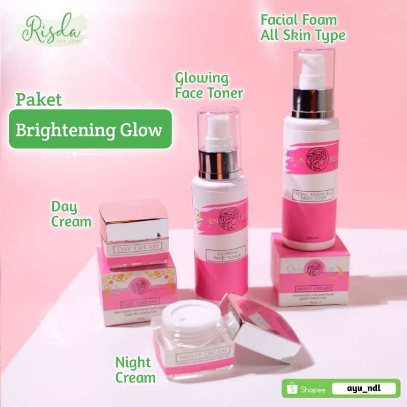 ❤️sicantik❤️ BPOM Paket Wajah Glow QueenRSD