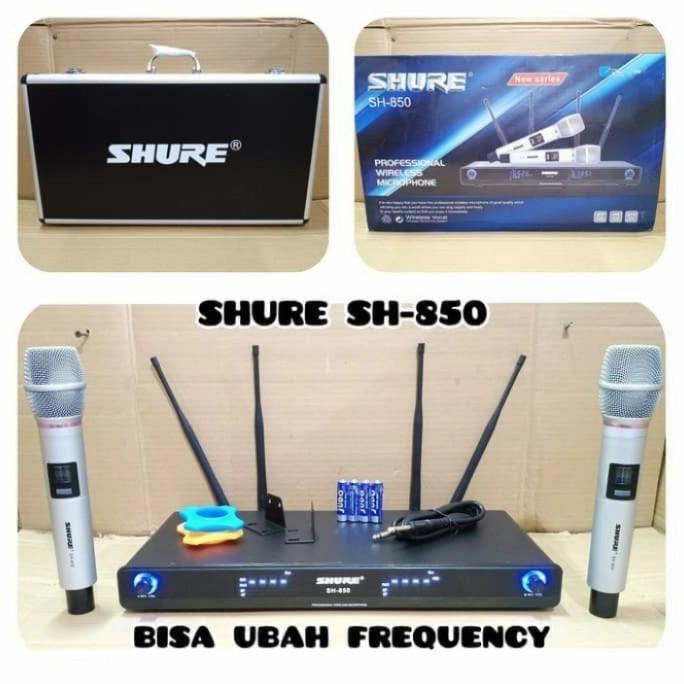 Mic Wireless Shure SH 850 Microphone Handheld Shure SH850 Original Star Seller