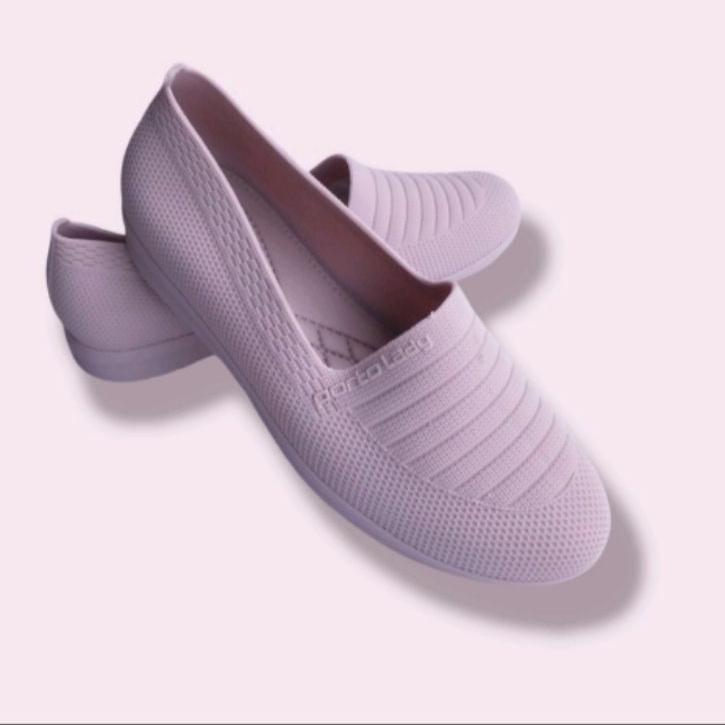 Paling Disukai.. Porto Lady KSM | Sepatu Jelly Slip On Karet Terbaru Elastis & lentur