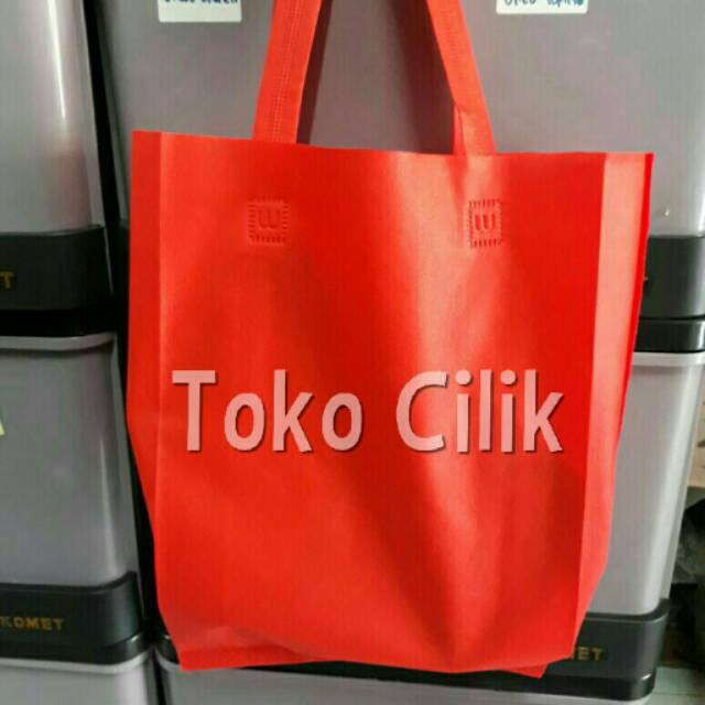 

Goodybag /tas kain /press 25cm /kemasan /snack /buku /bahan /mentahan /sedekah