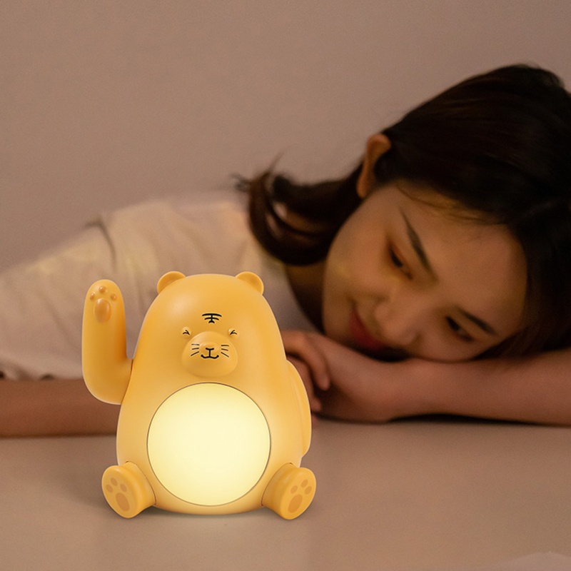 Zzz Tiger Beckon Lampu Malam Perawatan Mata Anak Ramah Kulit