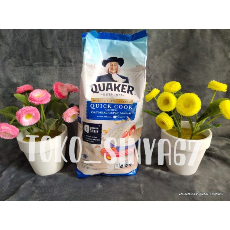 

QUAKER QUICK COOKING OATMEAL 800GR
