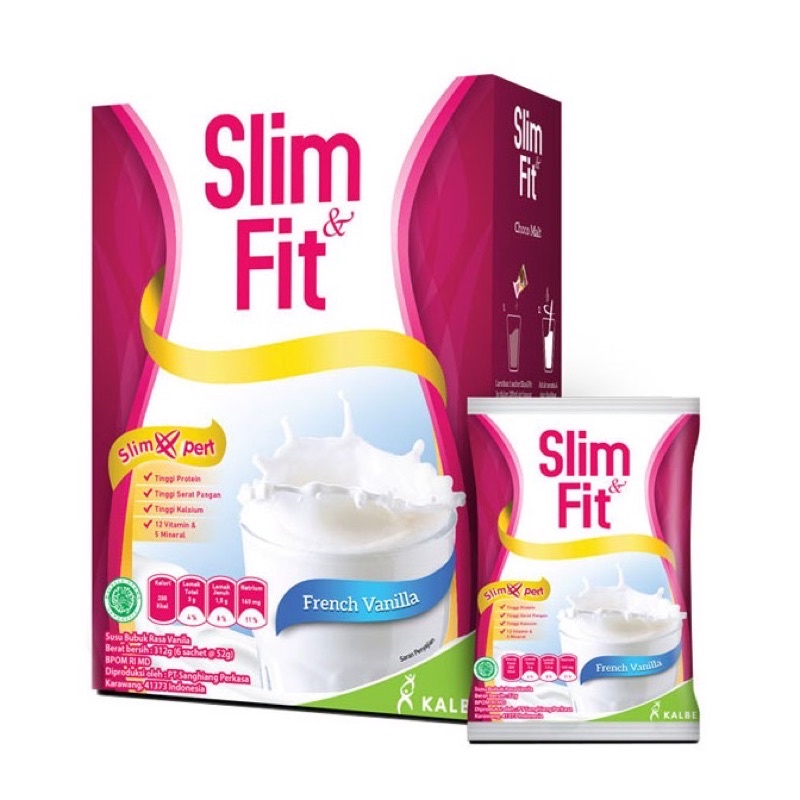 

Slim & Fit Susu Diet 324gr [6 x 54gr]