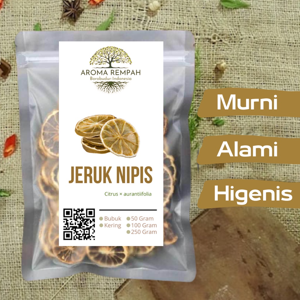 

JERUK NIPIS KERING - DRIED LIME SLICE PREMIUM TEA
