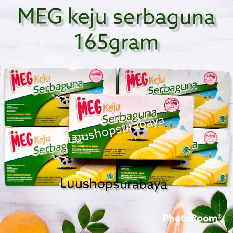 

Meg keju cheddar serbaguna 165gram