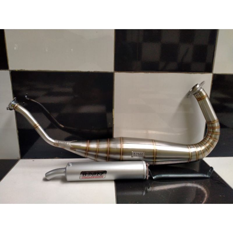 Knalpot BPAZZ Model Cobra Kawasaki Ninja R / SS Bahan Stainless Original B-PAZZ