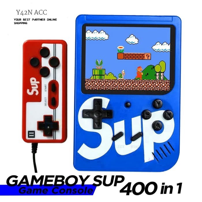 2 STICK GAME BOY RETRO 400 IN 1 SUP + STICK MINI GAMEBOY PORTABLE