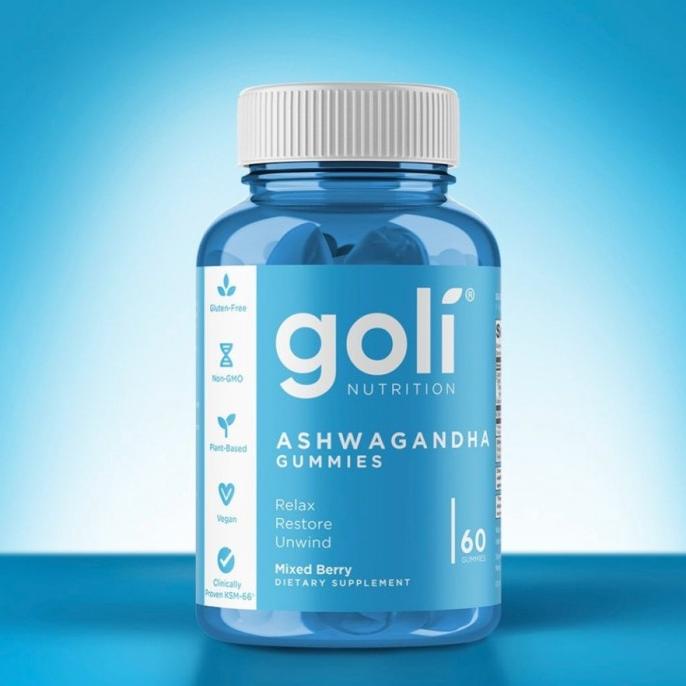 Goli Nutrition Ashwagandha Gummy Ashwa 60 Aswa ---Terbaru---