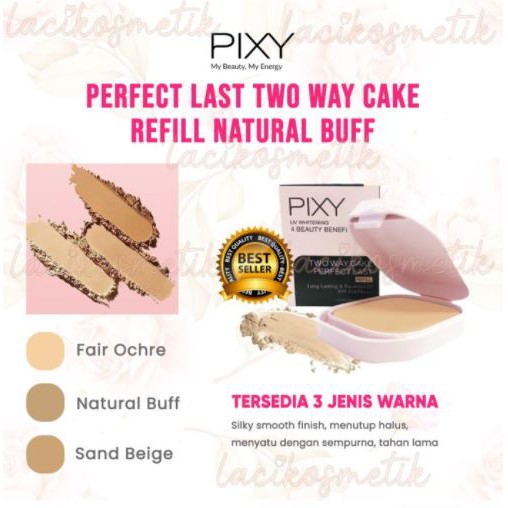 ✨LACIKOSME✨ PIXY PERFECT LAST TWO WAY CAKE &amp; CONCEALER - REFILL FULLSIZE BEDAK ORIGINAL