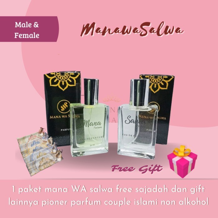 MANA WA SALWA Parfum Islami Original – Parfum Halal Premium untuk Pasangan SAMAWA