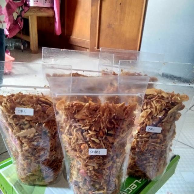 

Bawang goreng pedas dan ori