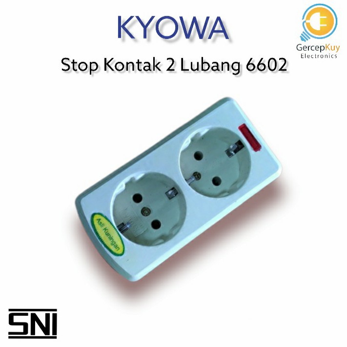 Stop kontak 2 lubang kyowa`