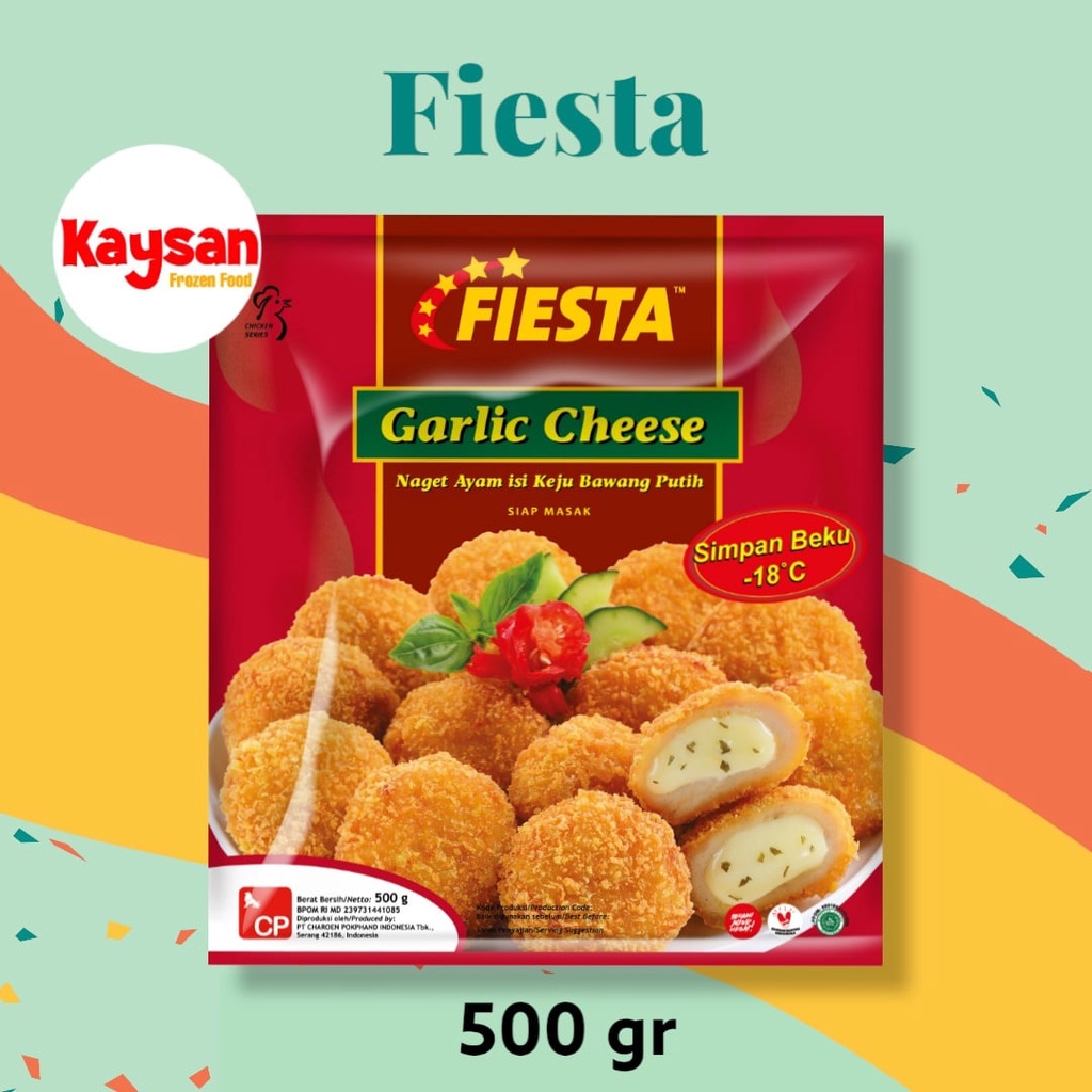 

FIESTA GARLIC CHEESE 500 GRAM