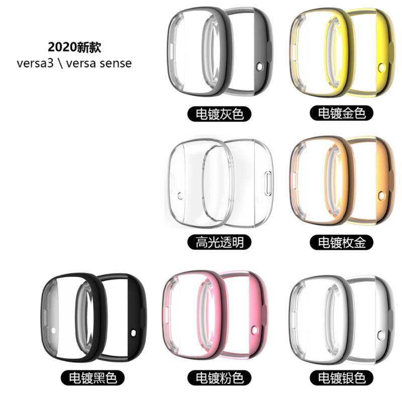 Soft Case Tpu Tahan Air Untuk Fitbit Versa 3 2 Versa3 Versa2 Sense Inspire 2 Inspire2