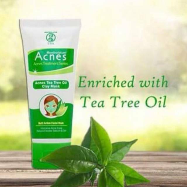 ACNES TEA TREE OIL CLAY MASK | ACNES MASKER WAJAH CLAY | ACNES OIL CLAY MASKER WAJAH TEA TREE
