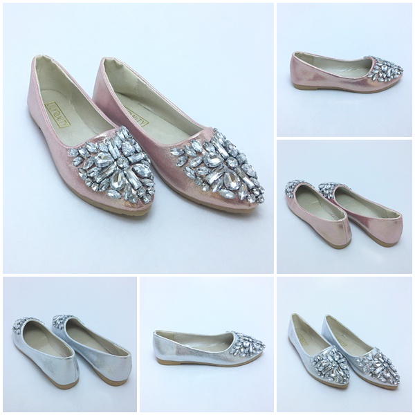 TASHAPPY JSSA2 Sepatu Flat Fashion Wanita Elegant Terbaru model korea supplier sepatu import