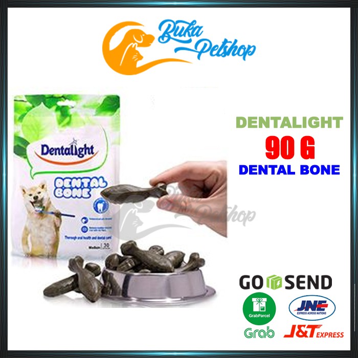 DENTALIGHT Dental Bone 90g Penghilang Bau Mulut Anjing