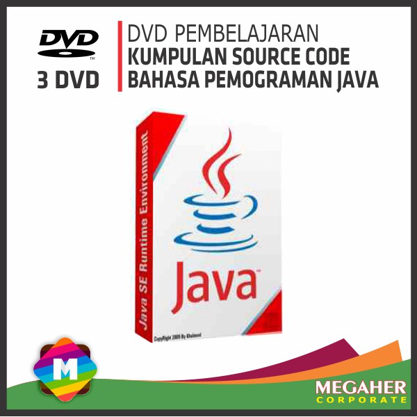 Jual DVD Pembelajaran Kumpulan Source Code JAVA (Bahasa Pemograman JAVA ...