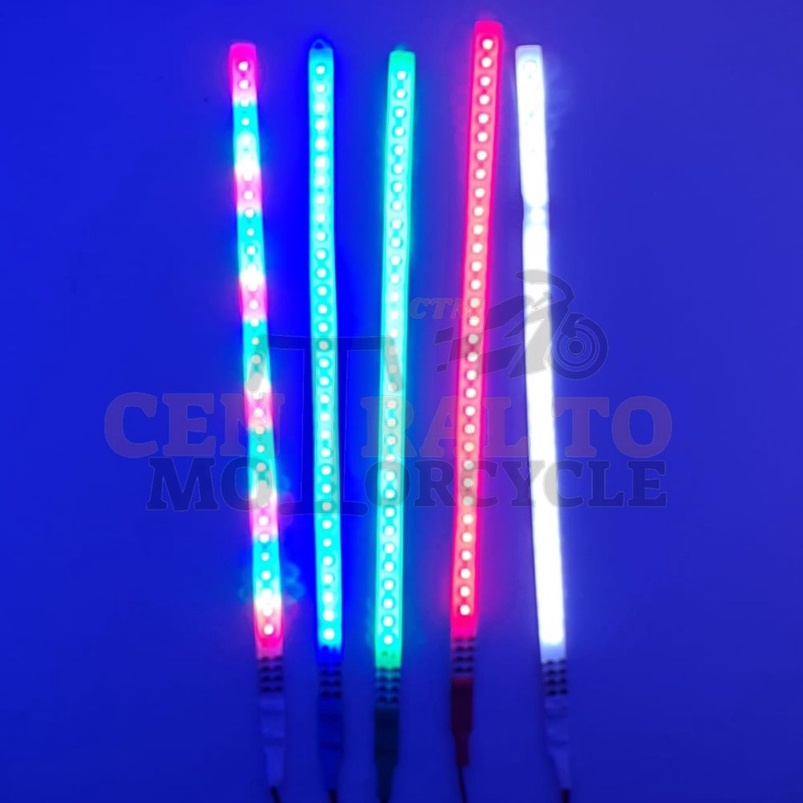 LAMPU ALIS RGB RUNNING FLEXYBLE LED KOLONG PANJANG 30CM UNIVERSAL