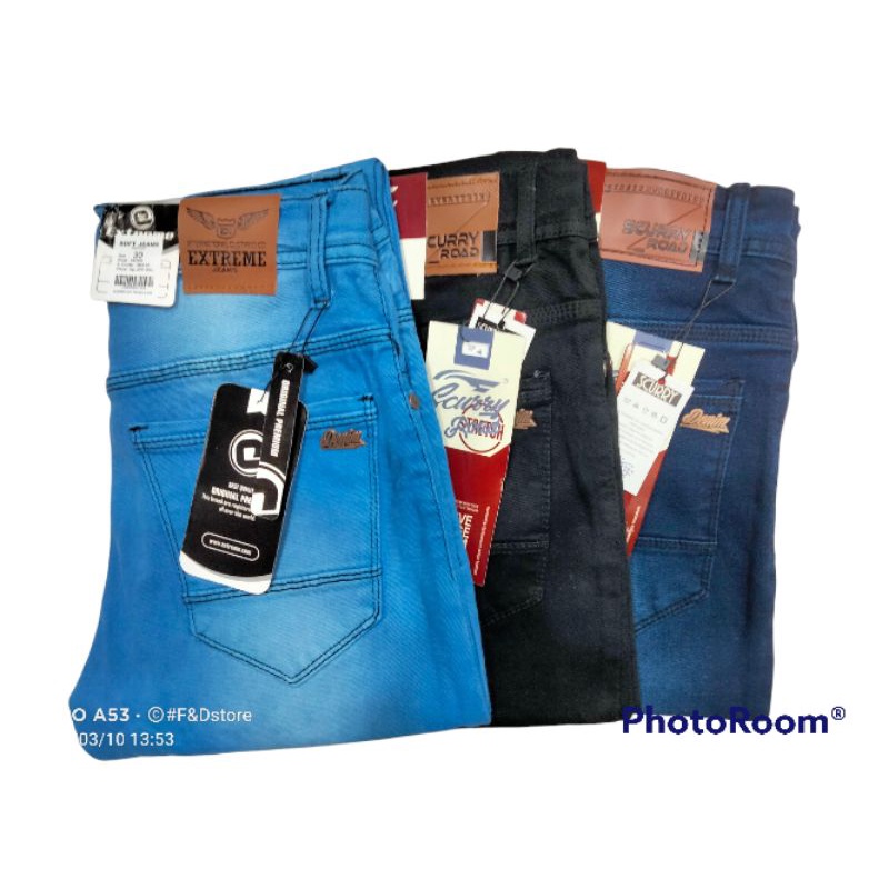 celana panjang jeans pensil pria /SOFT JEANS / DISTRO