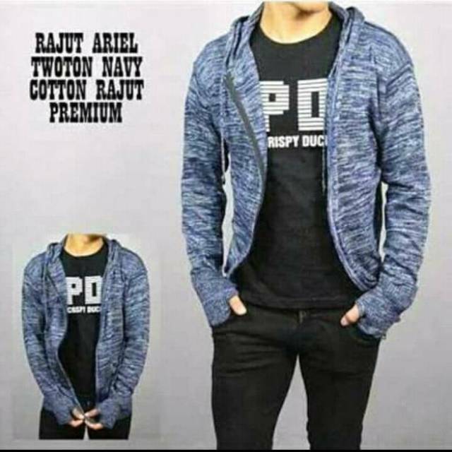sweater rajut pria ariel noah premium