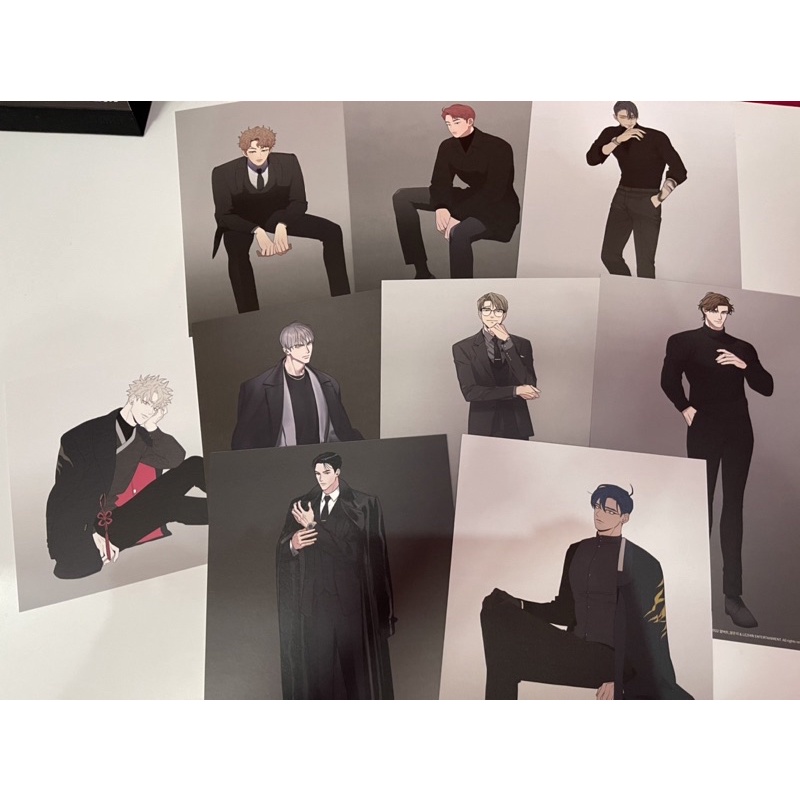 illustration card lezhin calender 2022