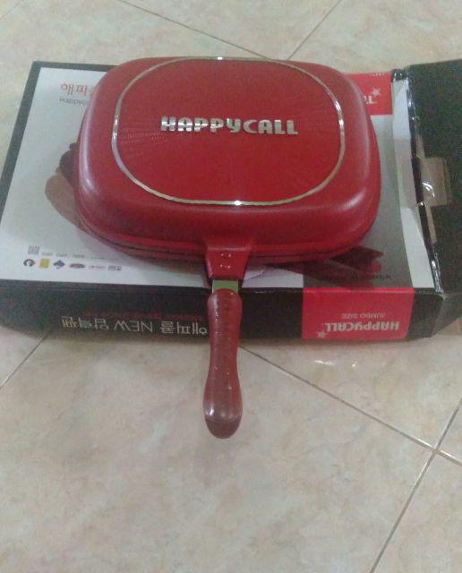 Happy Call 32cm Jumbo Original Korea/ Happy Call Double Pan 32cm Wajan Serbaguna