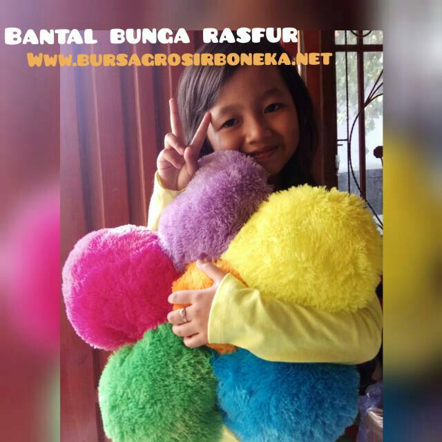 TERMURAH bantal bunga Bulu lembut rasfur karindo