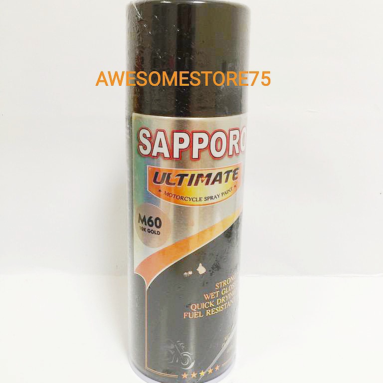 SAPPORO ULTIMATE M60 10K GOLD Emas Cat Semprot Pilox Pylox