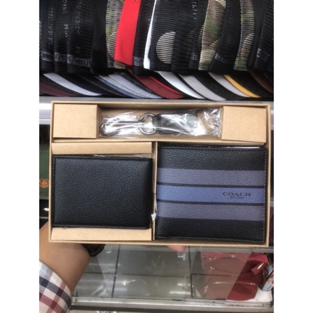 Tas dompet 3in1 coach / cardwallet coach pria / dompet kartu coach terbaru / coach miror quality