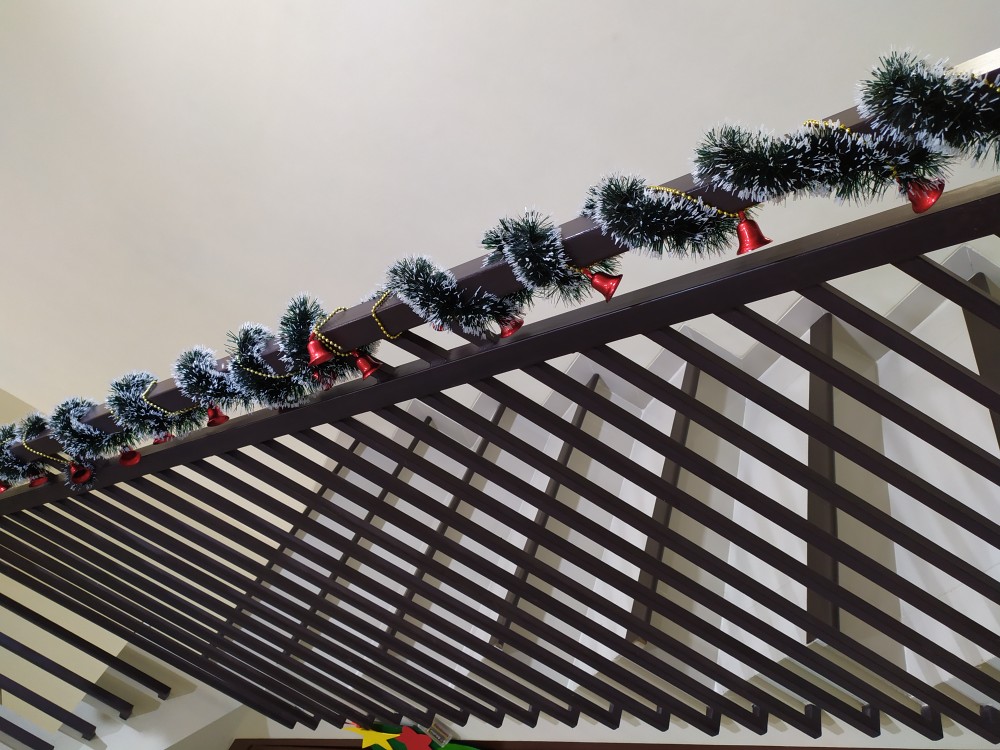 Slinger Hijau / Hiasan Tinsel Dekorasi Pohon Natal / Dekorasi Natal / Slinger Natal Hijau