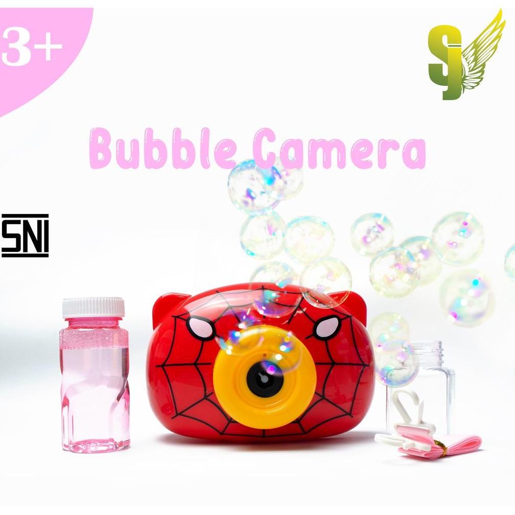 Mainan Anak Bubble Kamera Bubble Camera Bubble Elektrik Bentuk Camera Machine Gelembung Bubble Camer