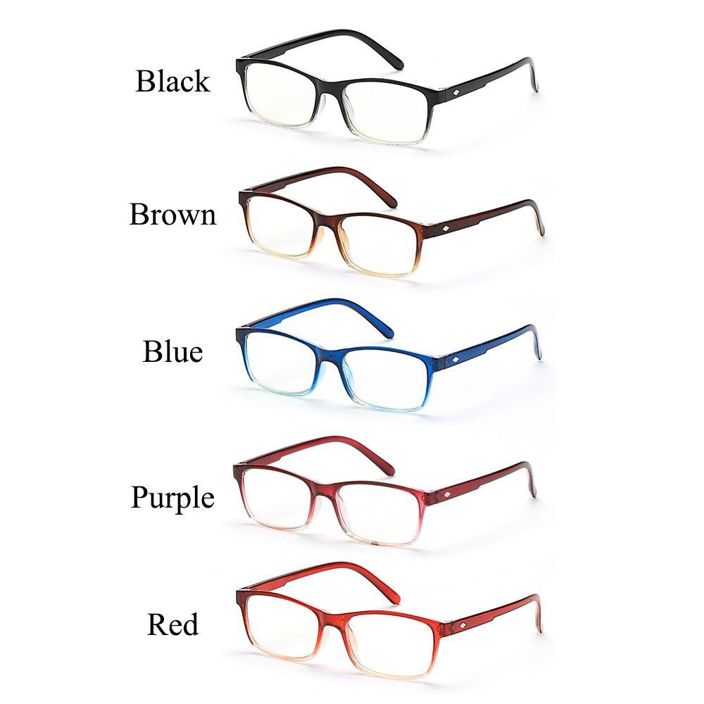 Diopter Kacamata Baca Gradasi Populer+1.0~4.0 Spring Hinge Eyewear Presbyopic Glasses