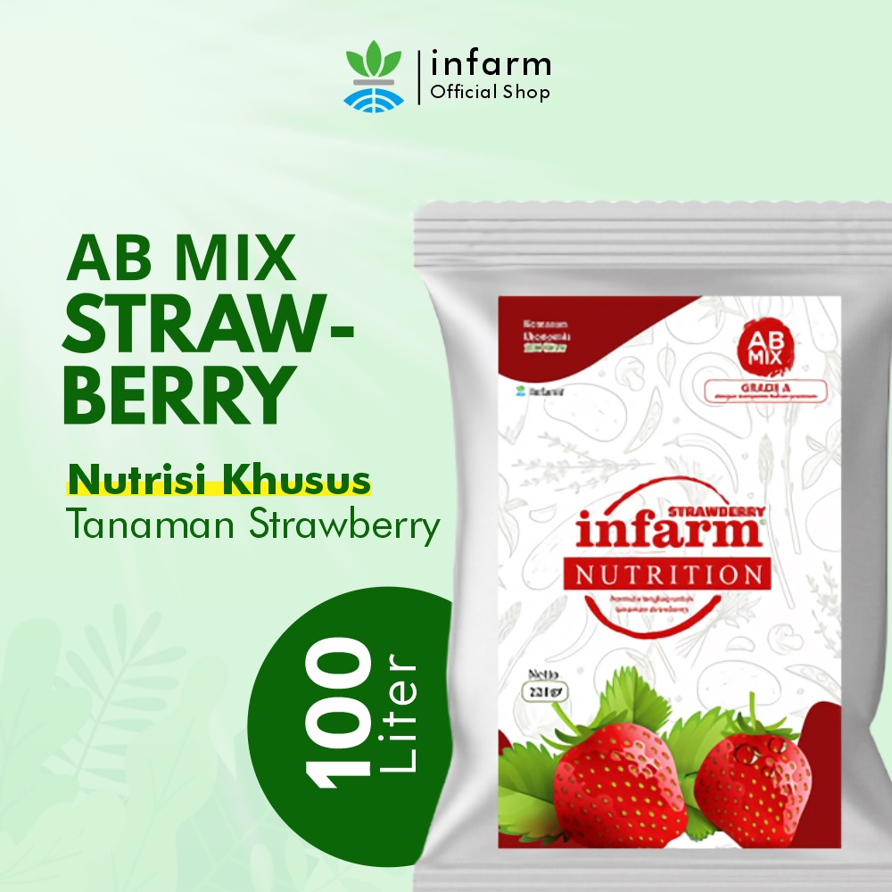 Jual Infarm Nutrisi Ab Mix Strawberry Pupuk Konvensional Tanah Dan Hidroponik Untuk Tanaman