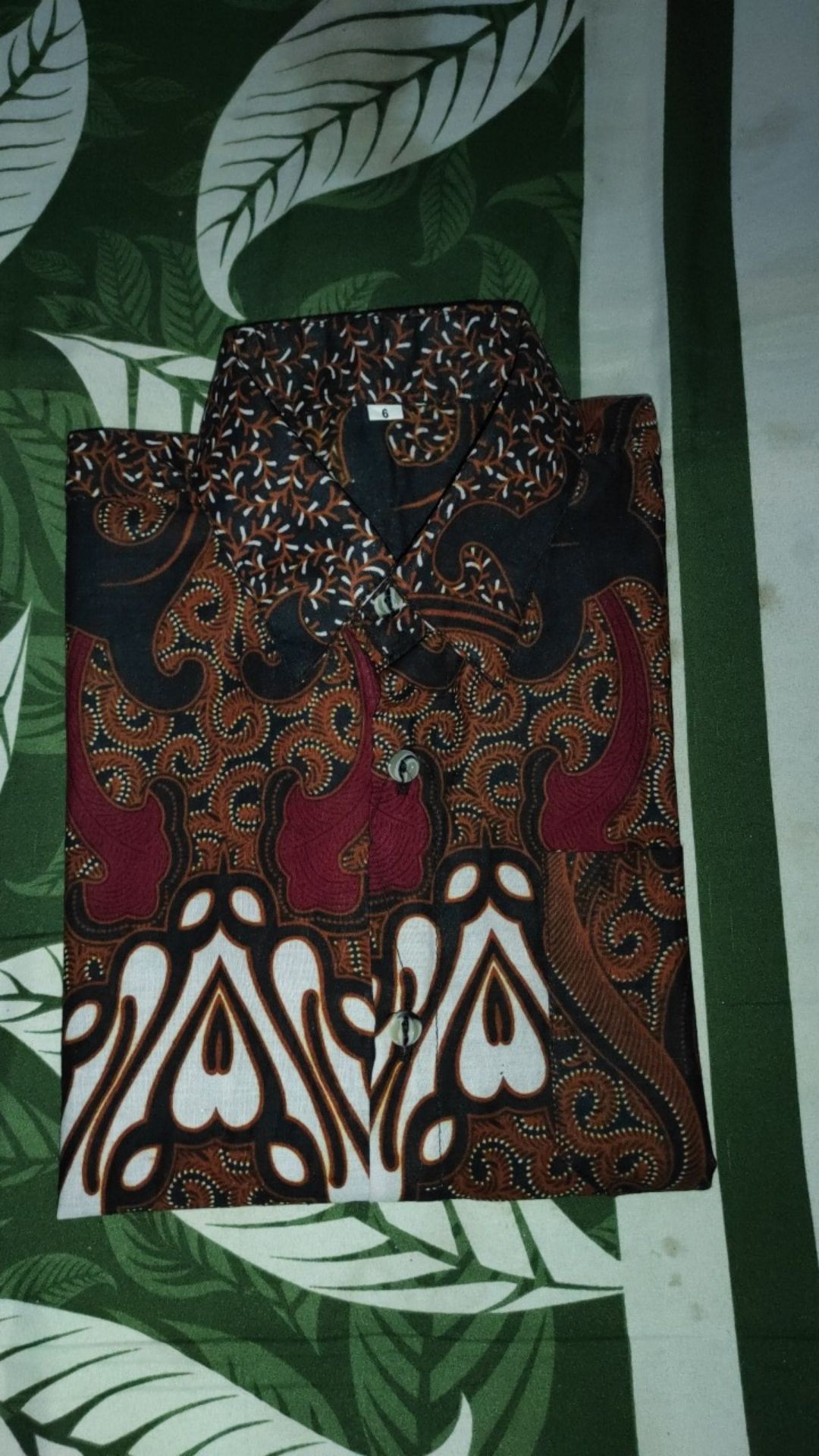 Batik Couple Keluarga Sania Ruffle Ori Ndoro Jowi Dnt Dimensi Sogan