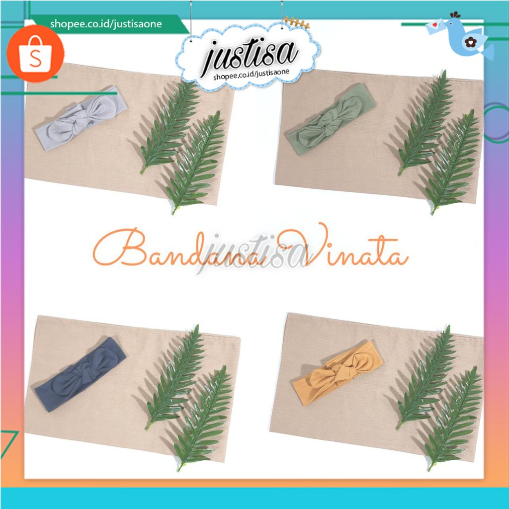 Promo !! Bandana Vinata/Bandana Bayi Vinata Polos - bandana vinata polos pita - bandana baby vinata - bandana