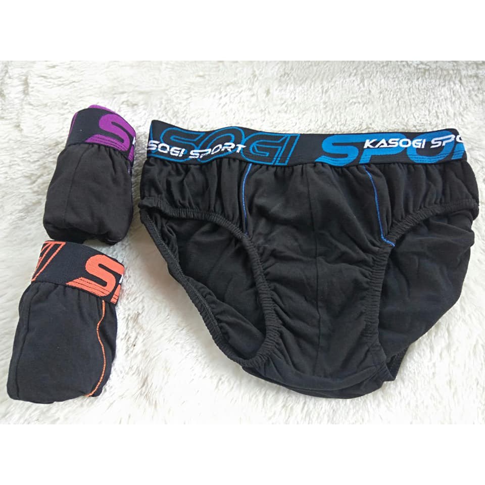 3 Pcs Celana Dalam Kasogi Sport | CD Karet Boxer Pria Dewasa Laki Laki | Sguna 3 Pcs Pakaian Dalam Underwear