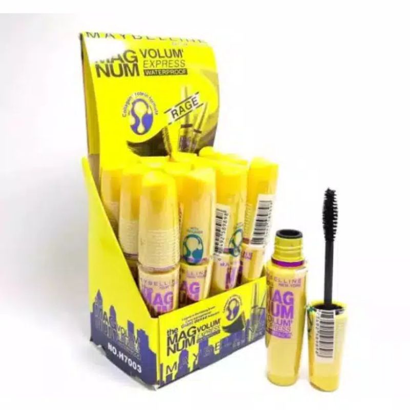 MASCARA MAYBELINE MAGNUM KUNING / HYPER VOLUME / BARBIE