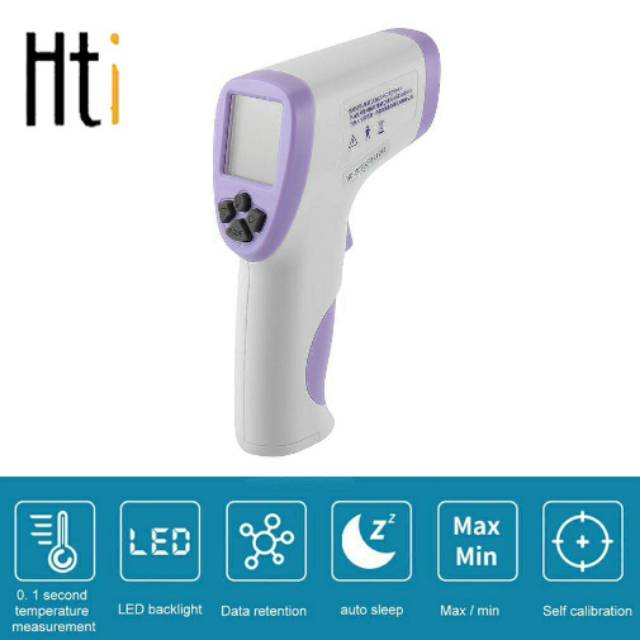 Thermometer gun infrared HTI - pengukur suhu tembak