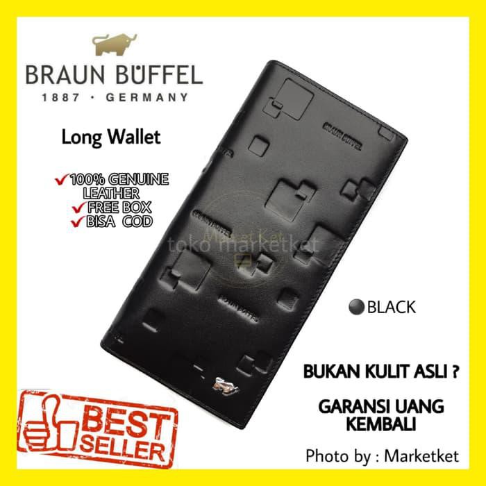 Dompet Pria Panjang Braun Buffel Bb 01 - 08 Impor Kulit Asli Original