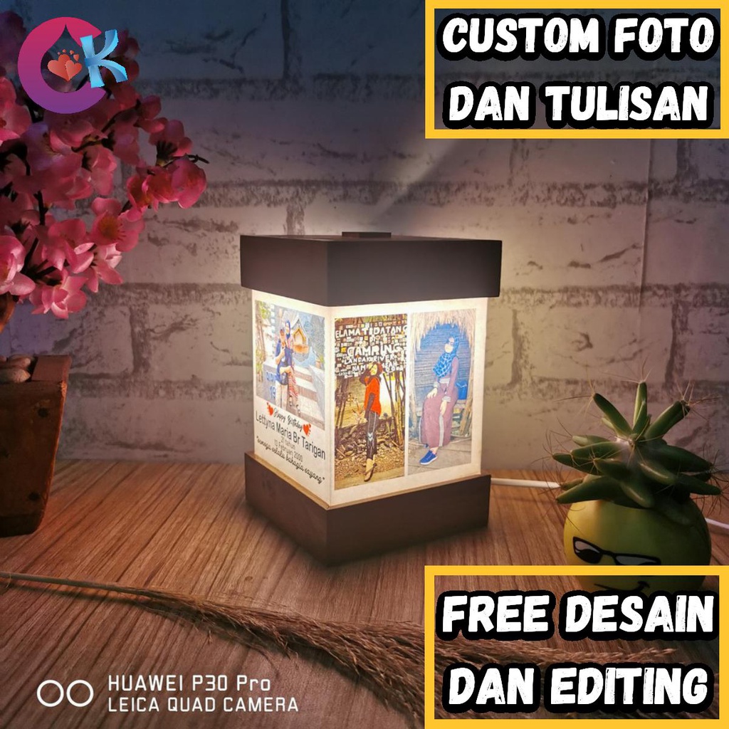 HIASAN ANNIVERSARY ANNIV PERNIKAHAN BOS KARYAWAN LAMPU HIAS KOLASE ELEGAN CUSTOM