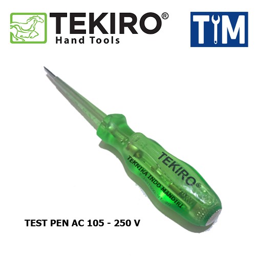 TEKIRO Test Pen AC / Tespen AC 105 - 250 V / AC Tester Screwdriver